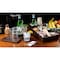 Dacasso Chocolate Brown Leatherette Coffee Condiment Organizer AG-3328 - alternate 4